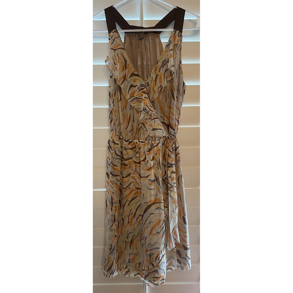 Charlie Jade Silky V Neck Sleeveless Dress Size M/M